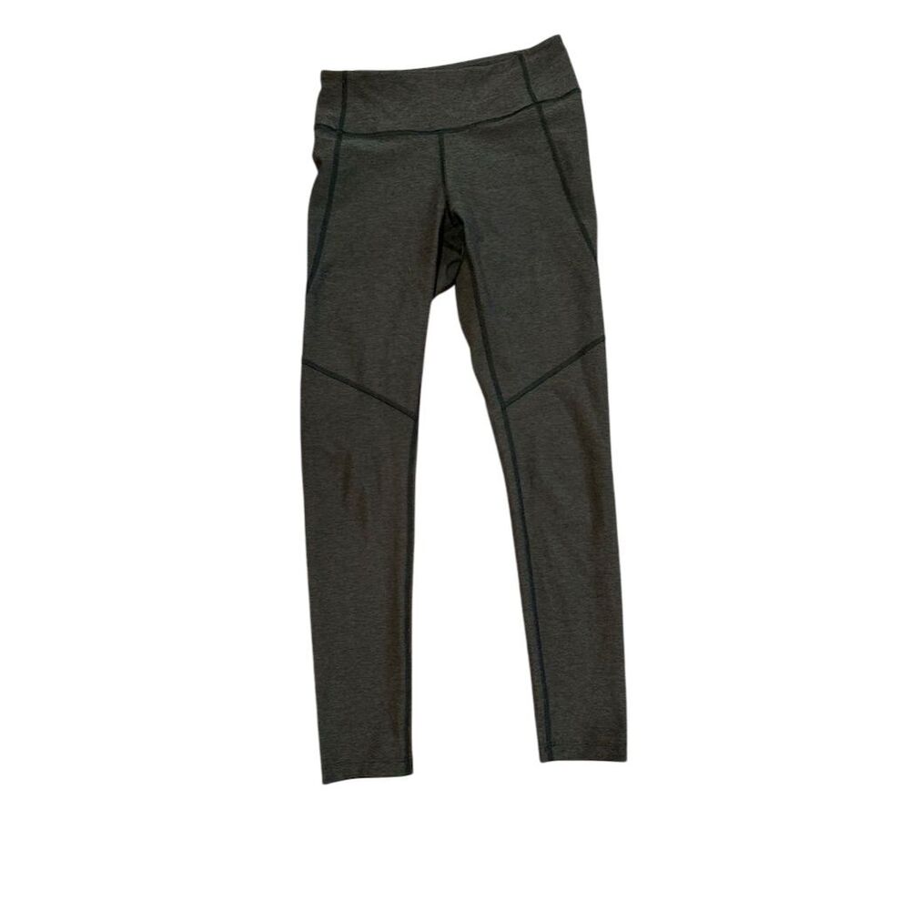 Outdoor Voices Women's Dark Green Heathered Leggings Size S Activewear